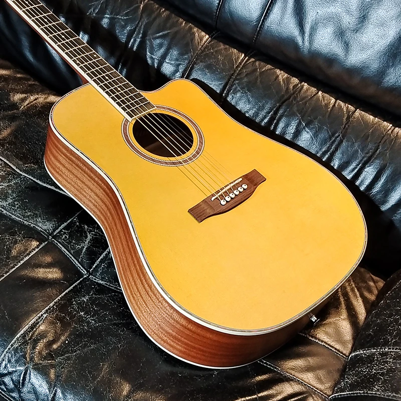weidore/威多丽音41寸磨砂缺角吉他初学者入门男女学生专用民谣