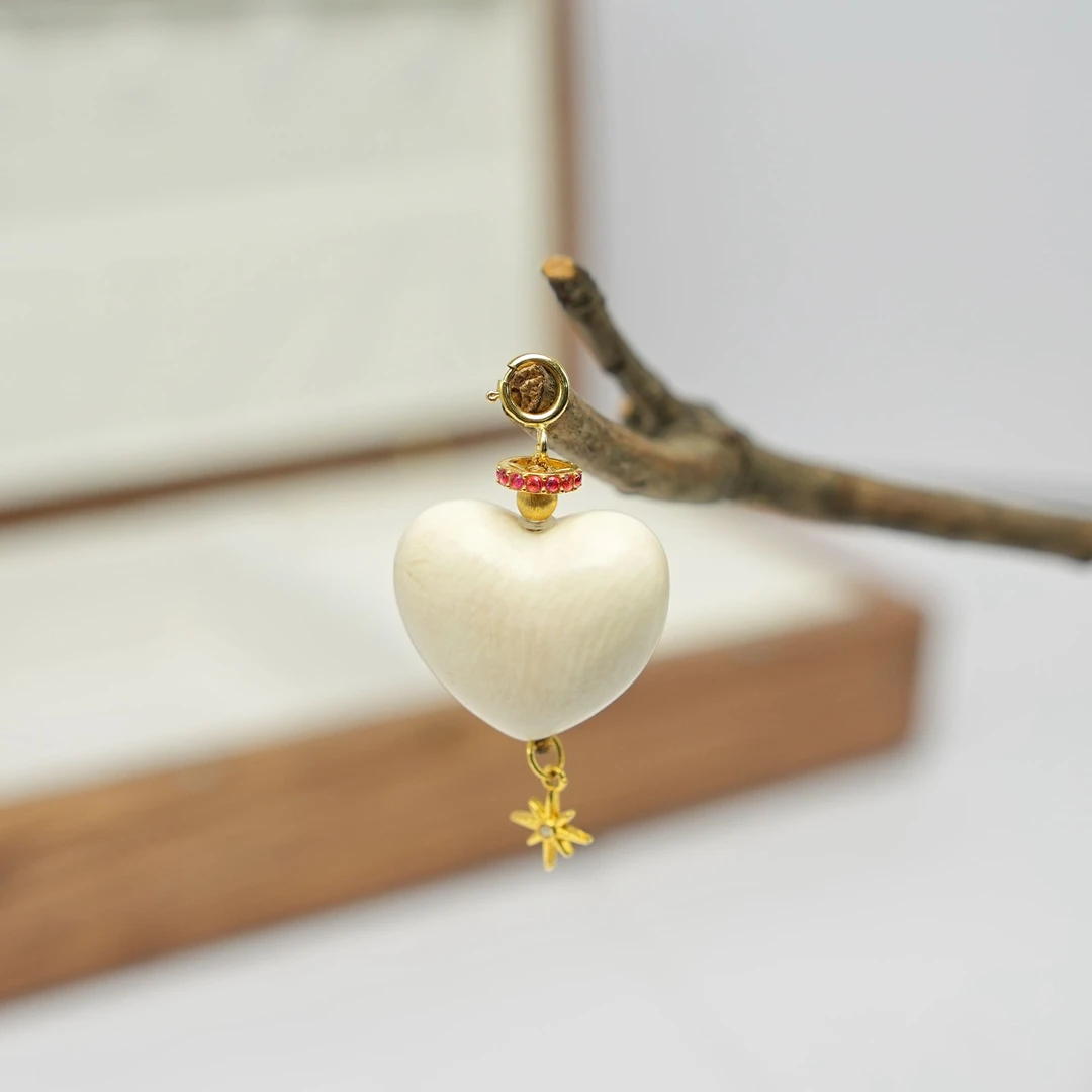 非金属珐琅吊坠 心雨｜爱心吊坠 TT24123113109001 多样性发其一