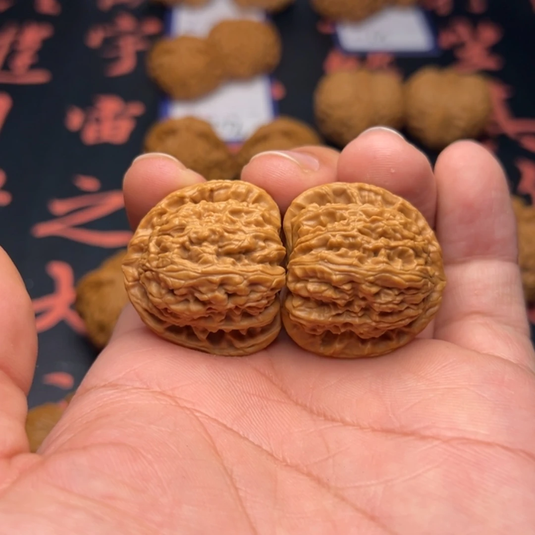 文玩核桃把件05三角