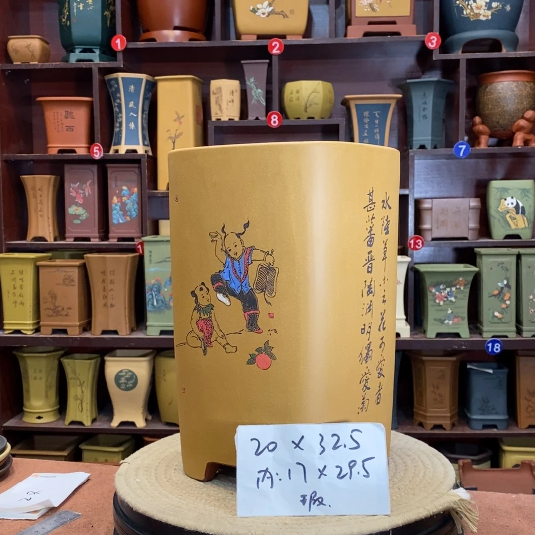 紫砂花盆紫砂花盆