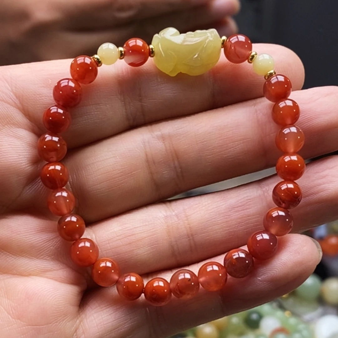 和田玉未镶嵌手链