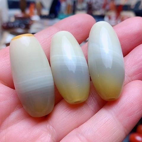 玛瑙/玉髓颈饰合金