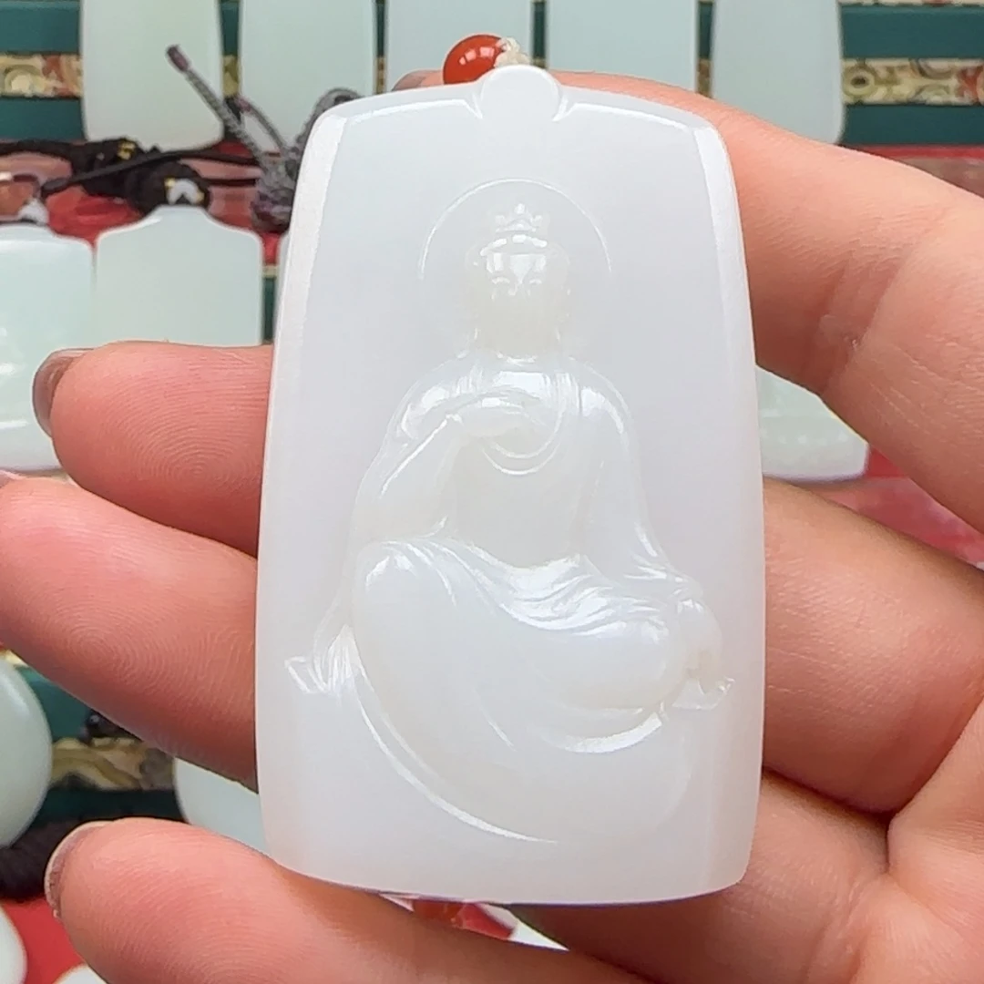 和田玉未镶嵌挂件n****s