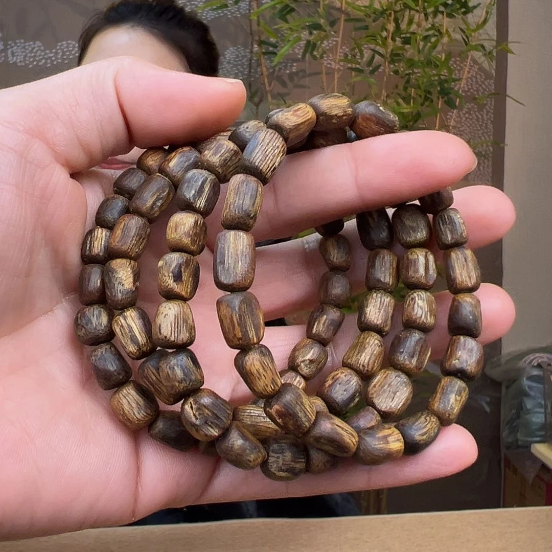 手串沉香海南老白奇金丝蜜结红油玉化树心油多样性发其一