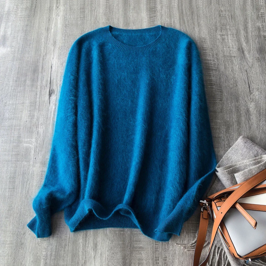 （运险+赠品）漂亮独特小衫马卡龙七色羊绒衫洋气高贵上衣针织