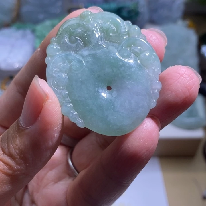 【闪购商品】颈饰未镶嵌翡翠三羊开泰