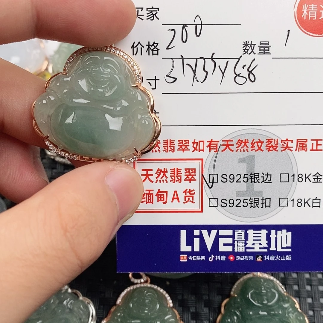 翡翠银S925镶嵌颈饰