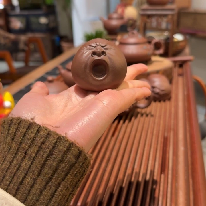 茶杯紫砂南瓜全手工主人杯