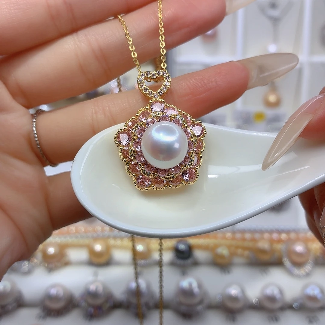 颈饰淡水珍珠合金F