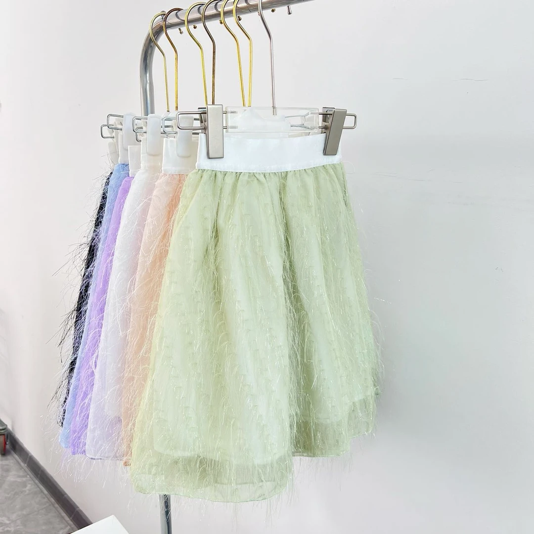 【米果妈】女童2025夏季新款时尚洋气单裙B2578