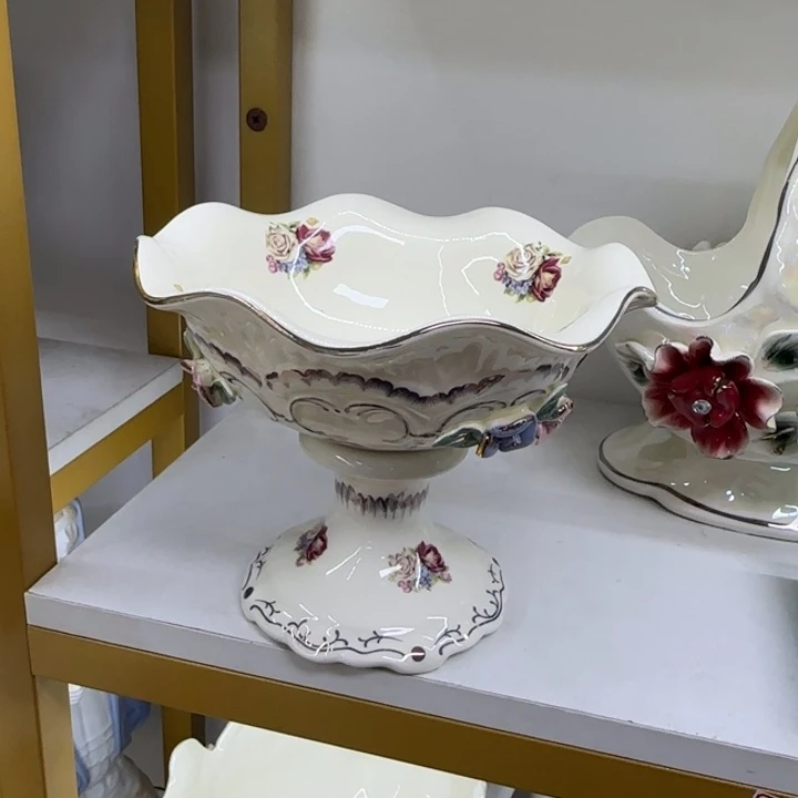 瓷片陶瓷工艺花瓶摆件