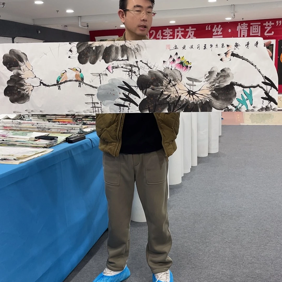 国画今天上午国画作品展示