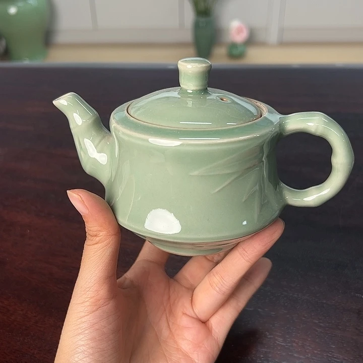 龙泉云间青瓷小米茶器
