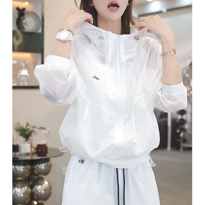 【咖德诺】夏季薄款白色防晒衣女2025新款小个子休闲百搭运动透气