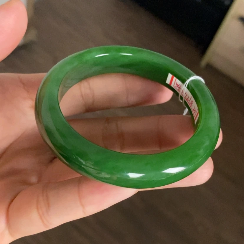 【闪购商品】未镶嵌手镯和田玉（碧玉）