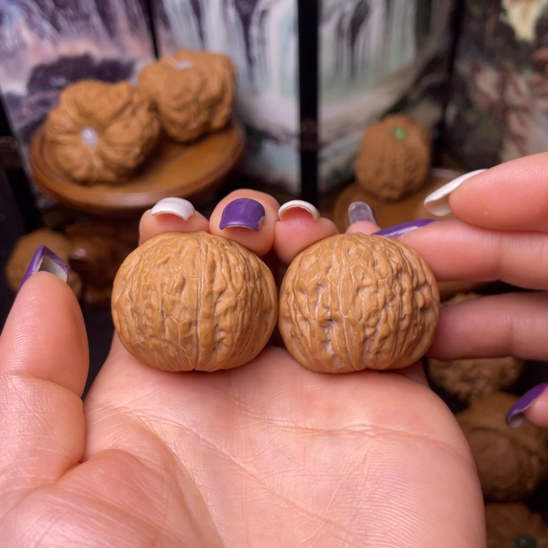 文玩核桃把件陈*夭33铁锤