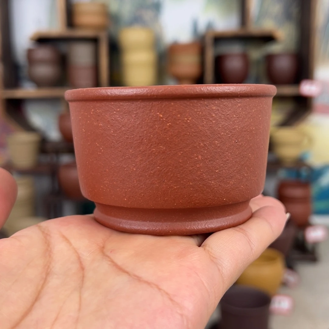 紫砂茶杯拙器甄选，纯原本矿。