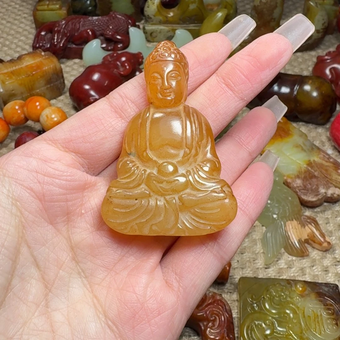 白玉菩提吊坠挂件