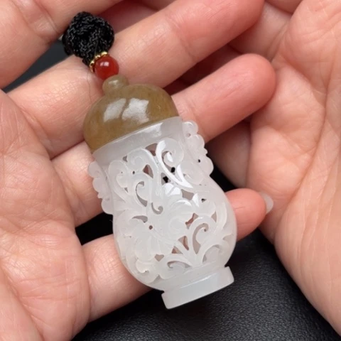 和田玉挂件未镶嵌安*