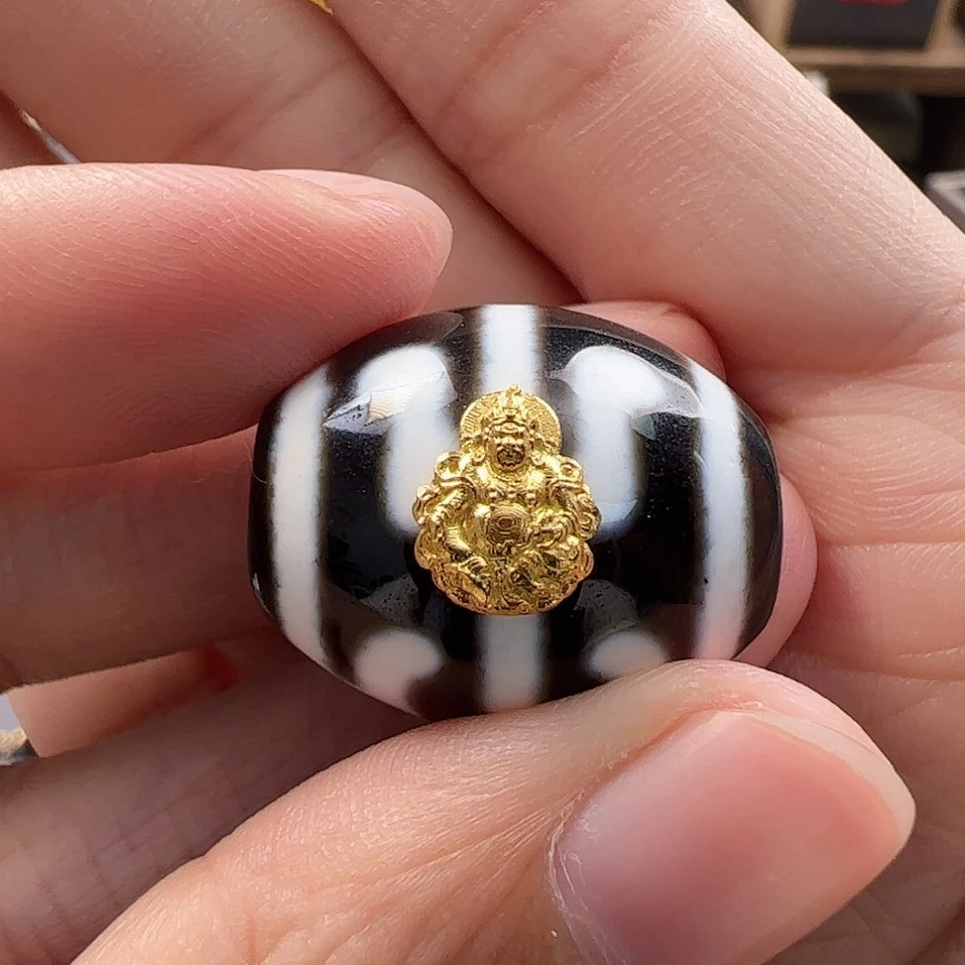 【闪购商品】玛瑙/玉髓颈饰18K金镶嵌一个