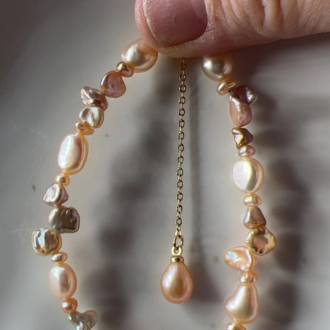 合金手链淡水珍珠750