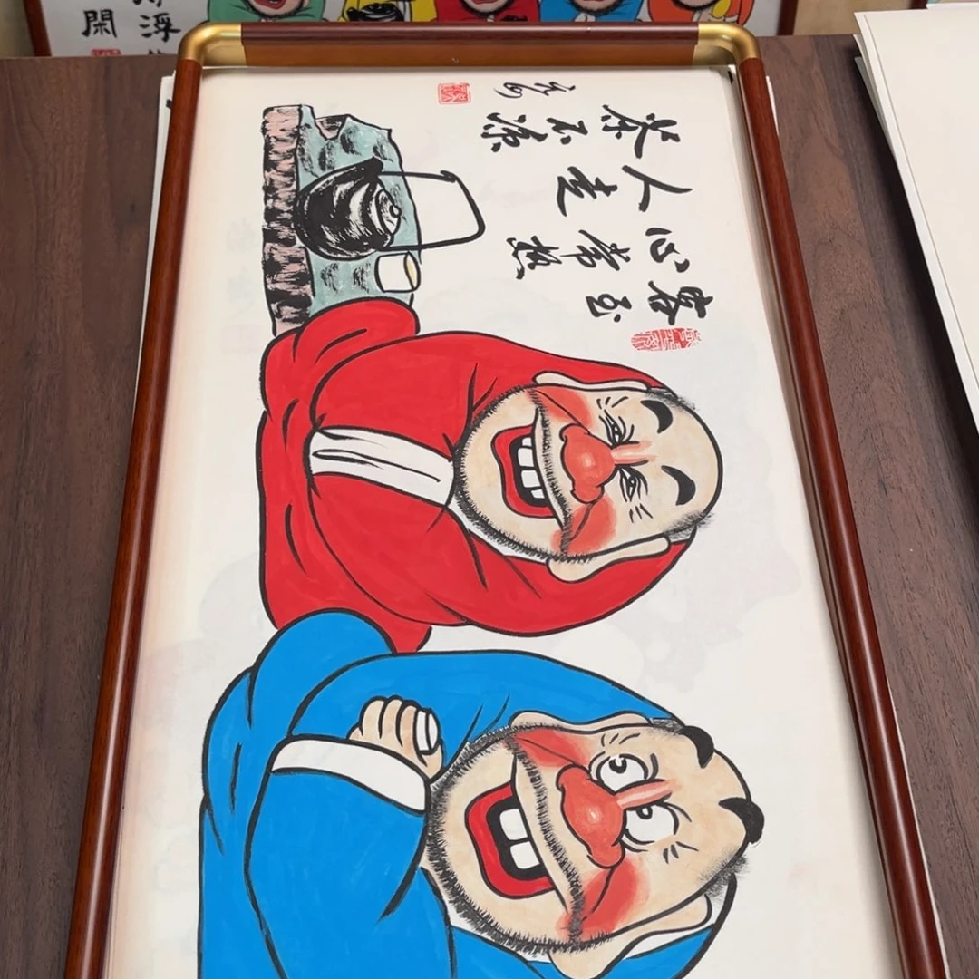 国画纯手绘禅意画作品