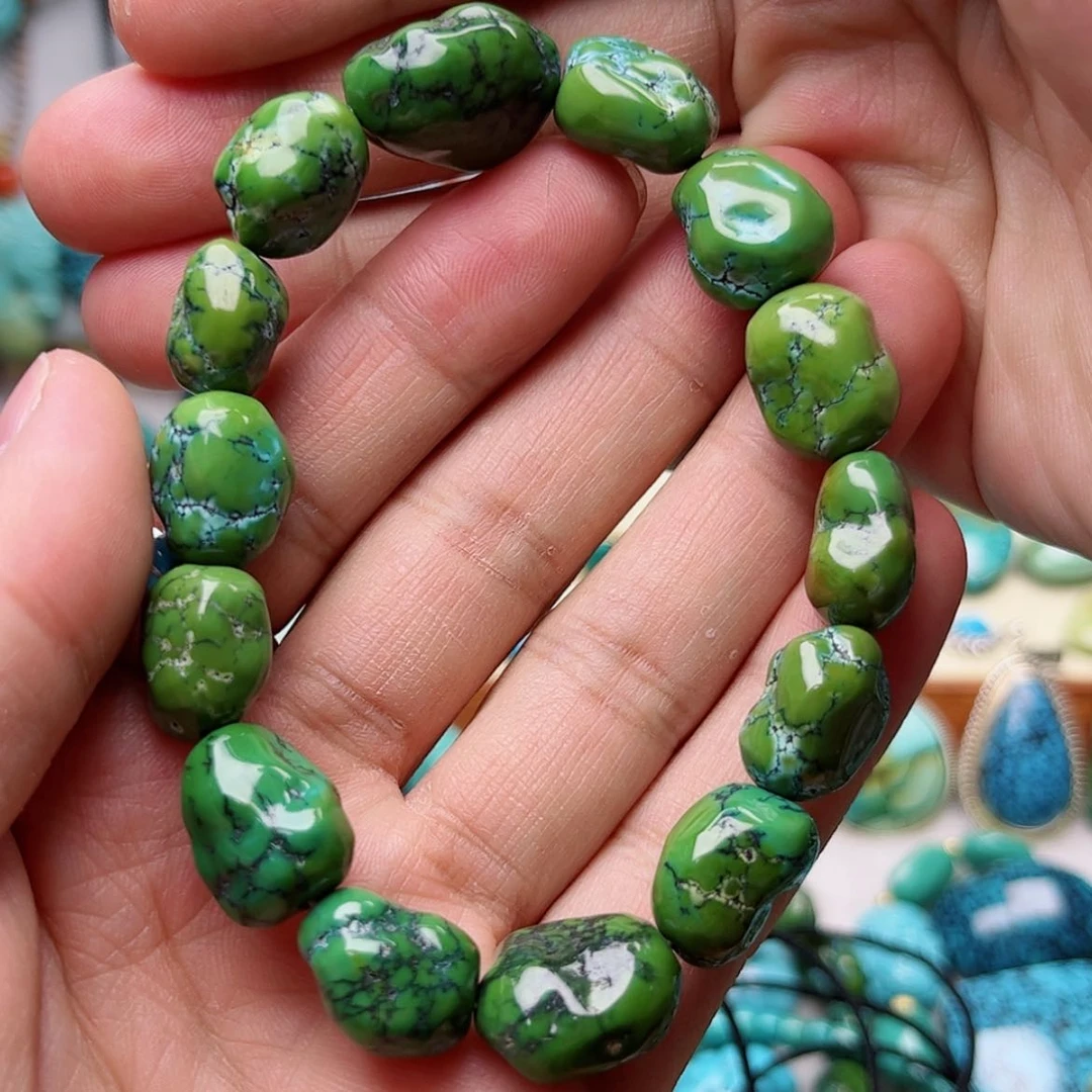 【闪购商品】绿松石珠宝奇石未镶嵌C*