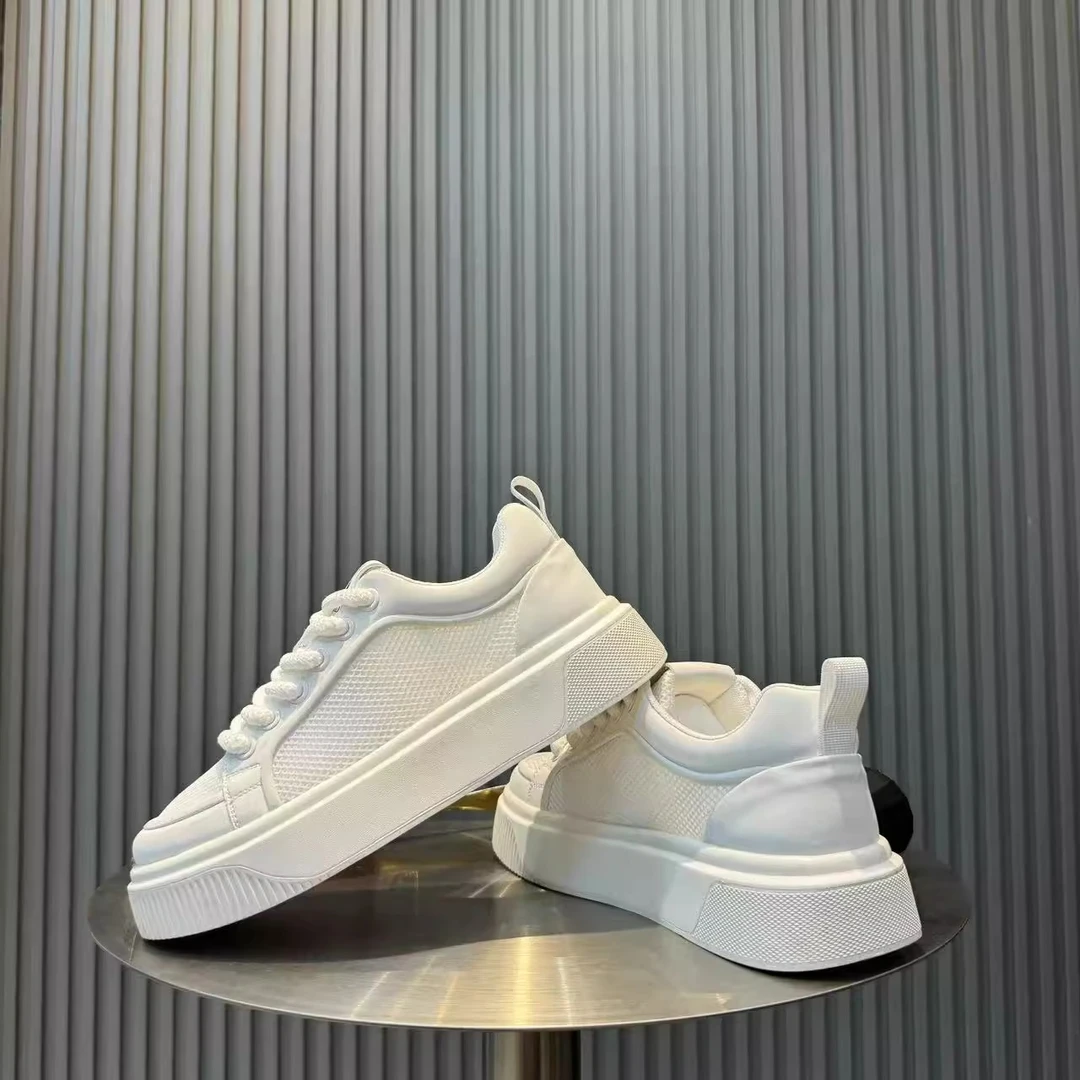 网面鞋厚底增高夏透气时尚休闲鞋时尚男士百搭运动鞋夏季潮流网鞋