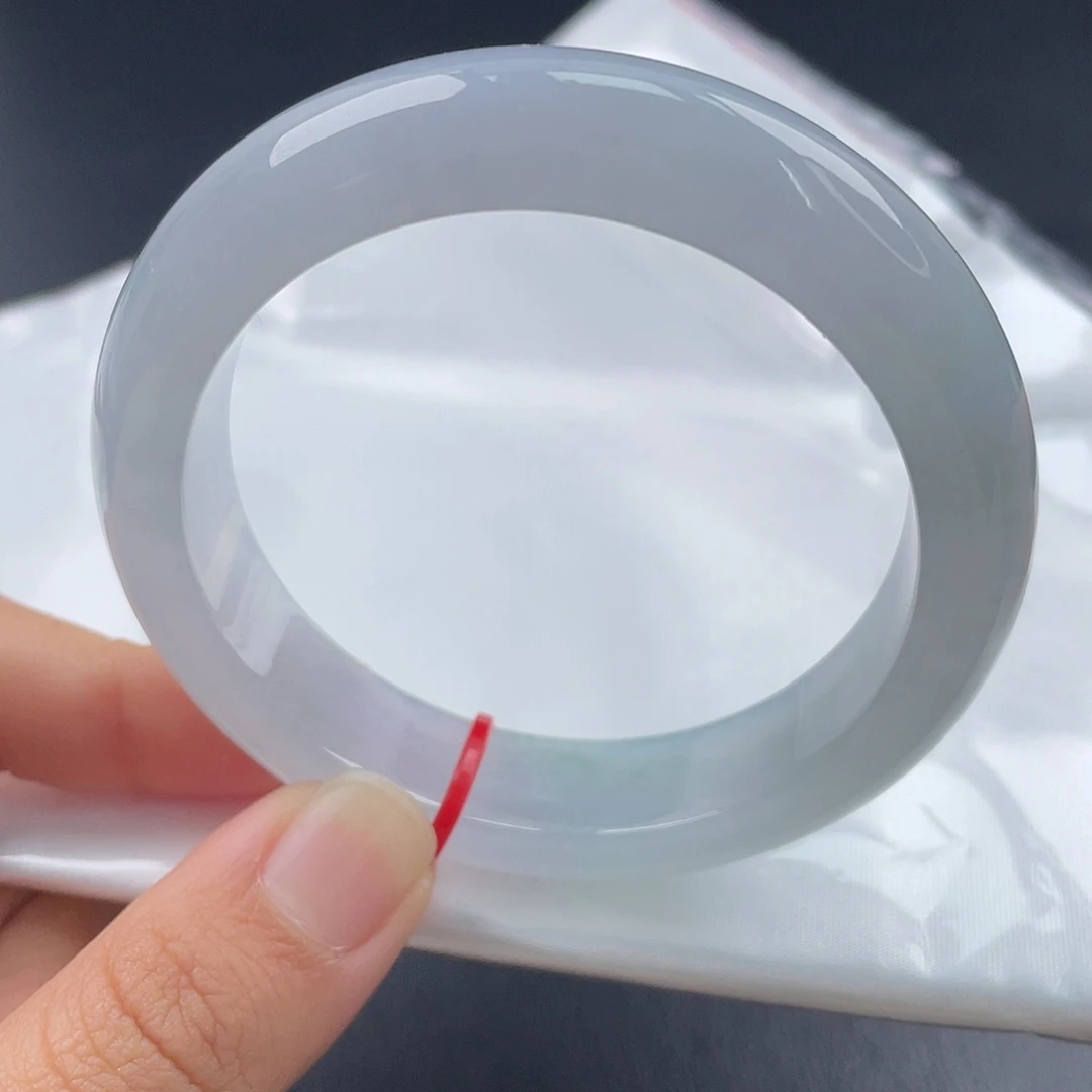 翡翠未镶嵌手镯55正圈