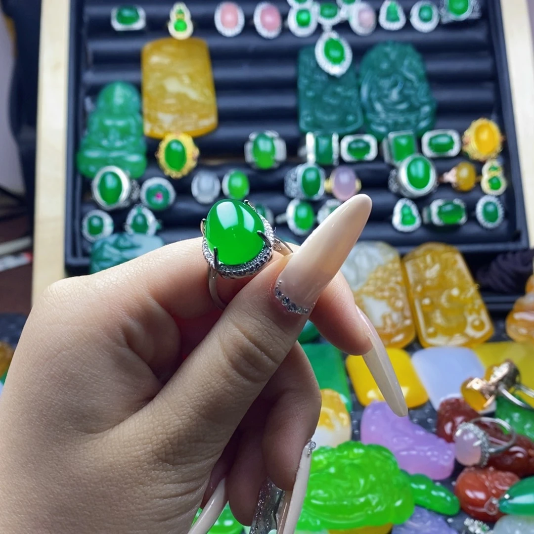 玛瑙/玉髓合金戒指