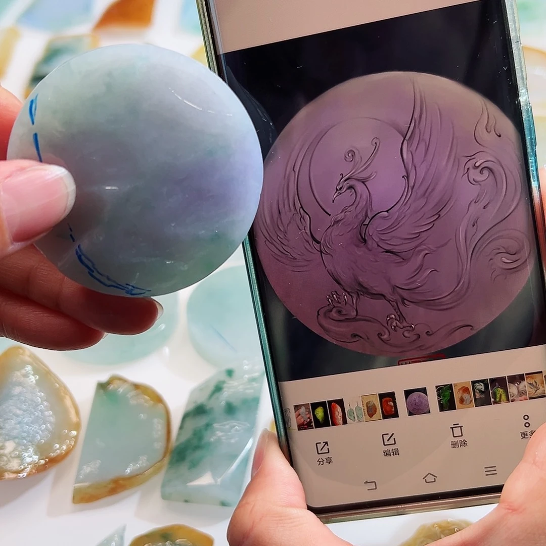 定制翡翠未镶嵌翡翠定制