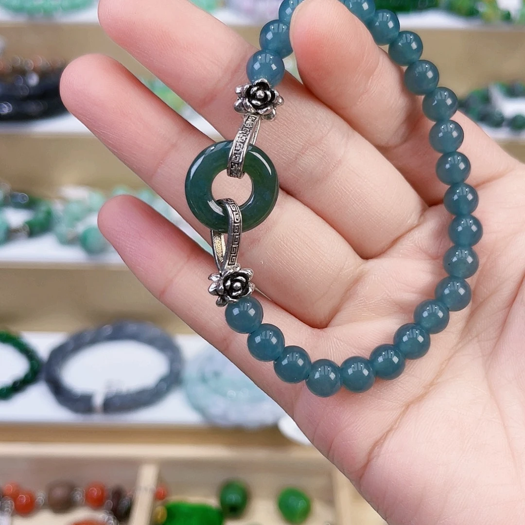 翡翠未镶嵌手链手链