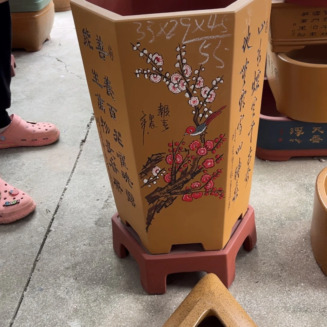 紫砂花盆盆景艺术