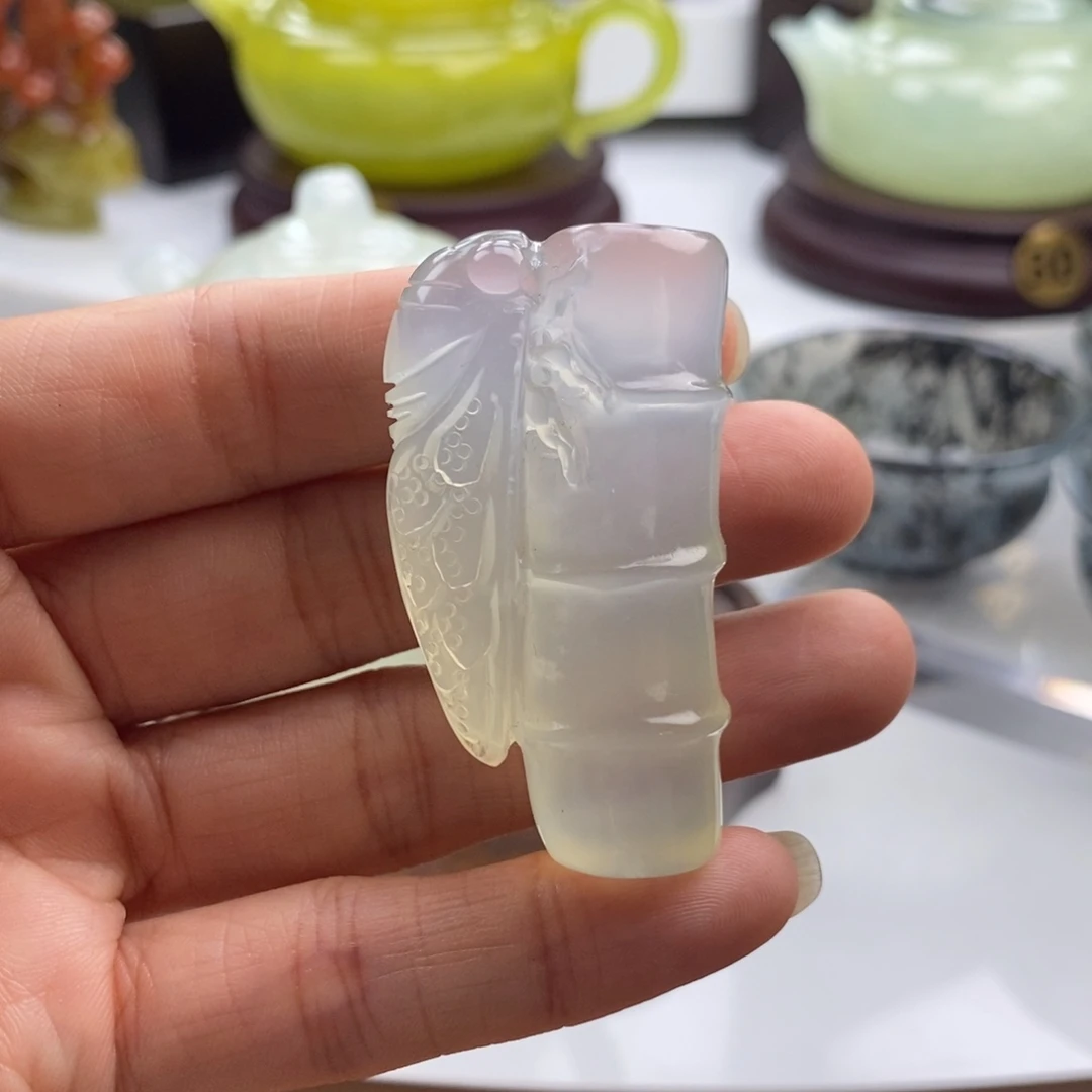 岫玉未镶嵌四大名玉挂件