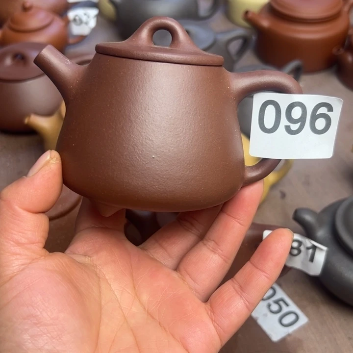 紫砂茶壶底槽清半手工210cc