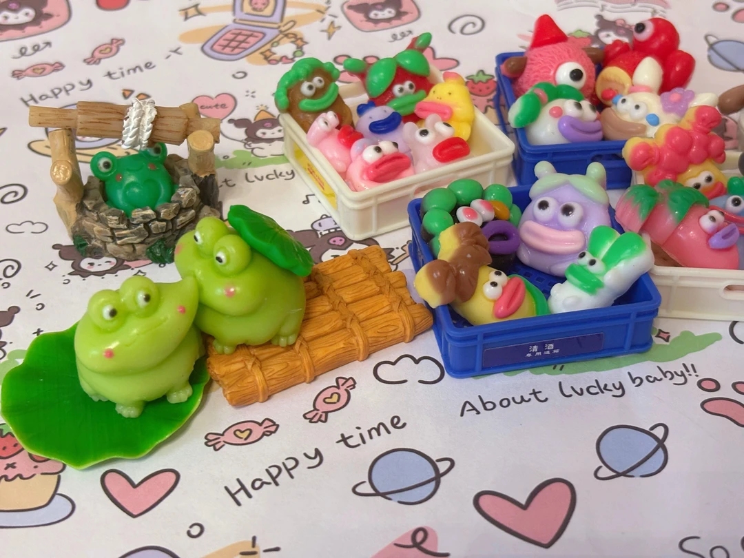 捏捏补差价改价链接（默认微瑕）卡通玩具迷你摆件可爱