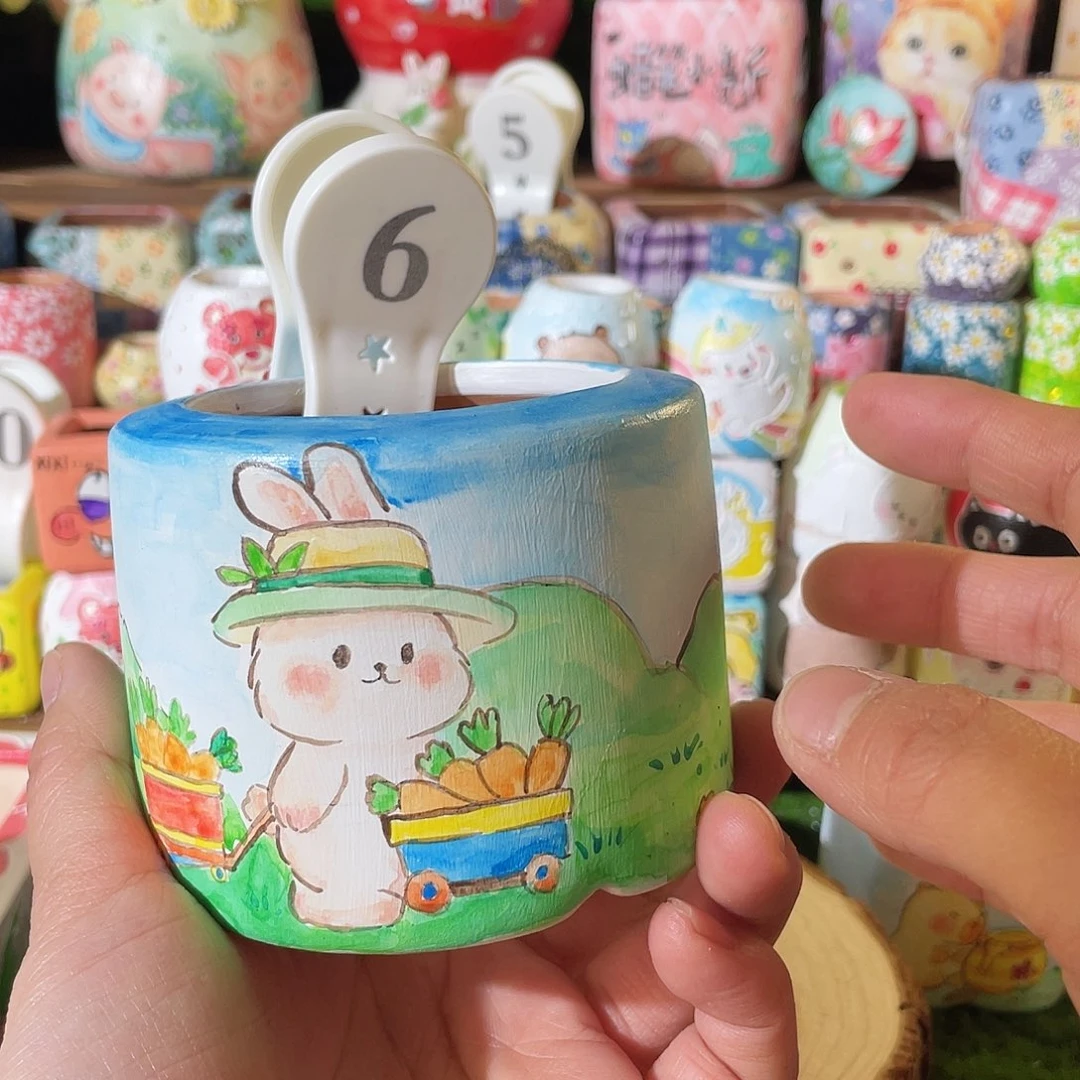 红陶6….手工手绘