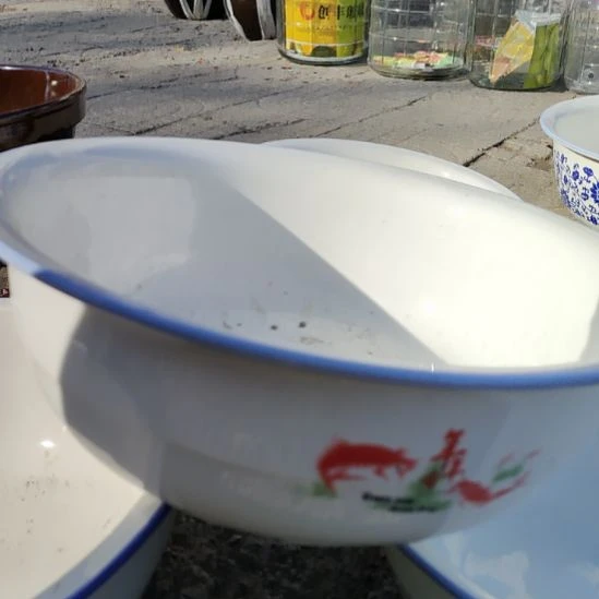 陶瓷细瓷面盆小鱼一支