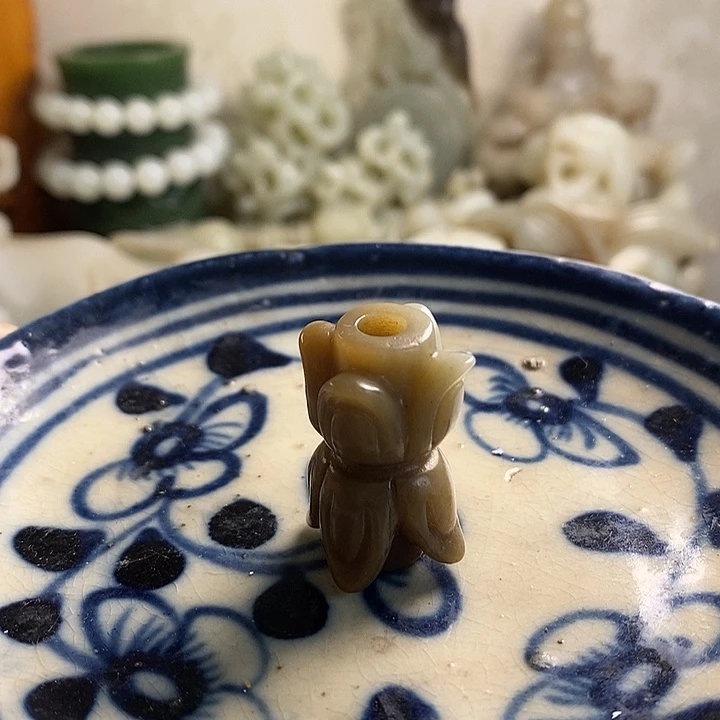 瓷片工艺品瓷盘内挂坠