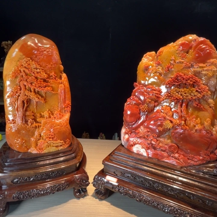 寿山石正*伟寿山石摆件