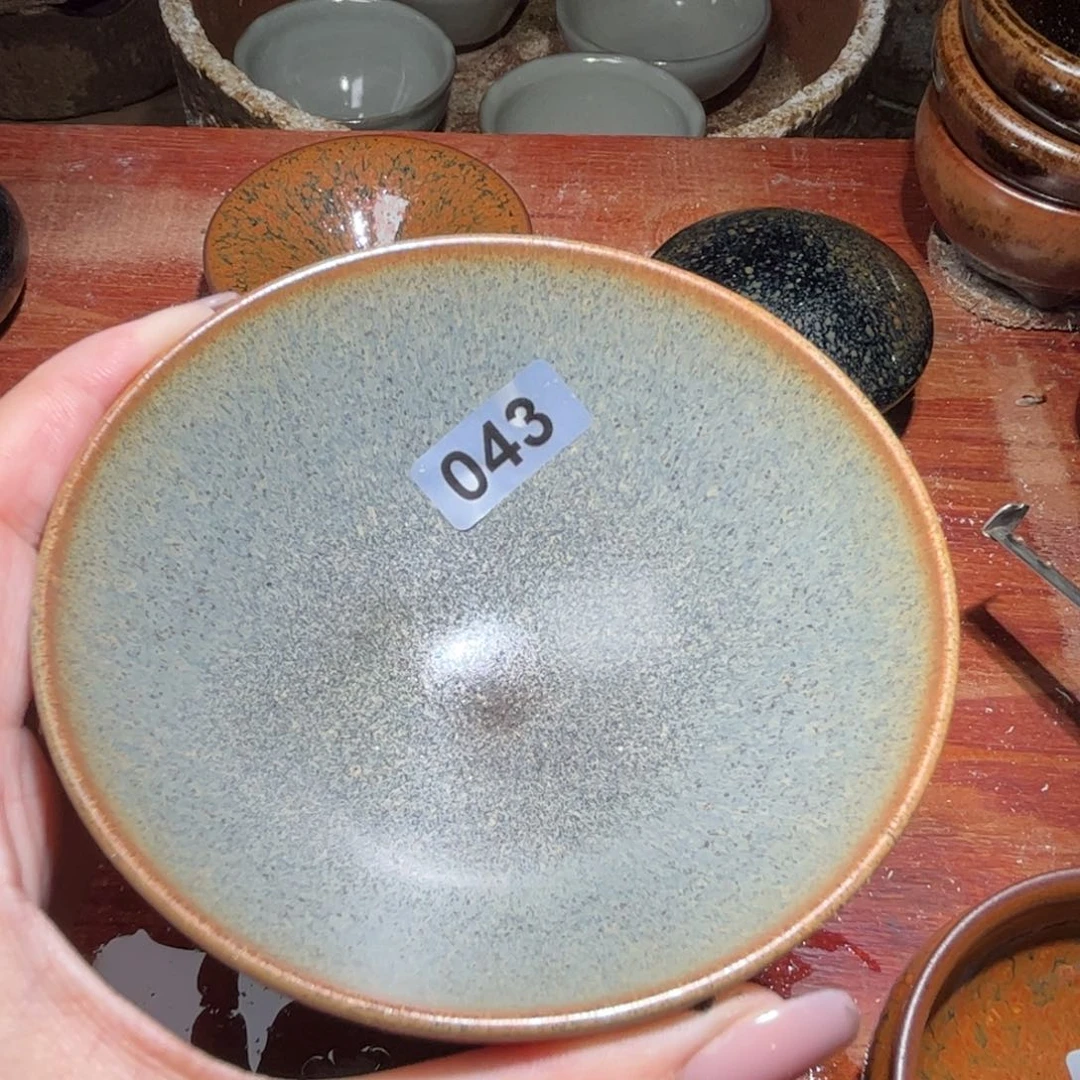 茶盏全手工原矿原釉建盏