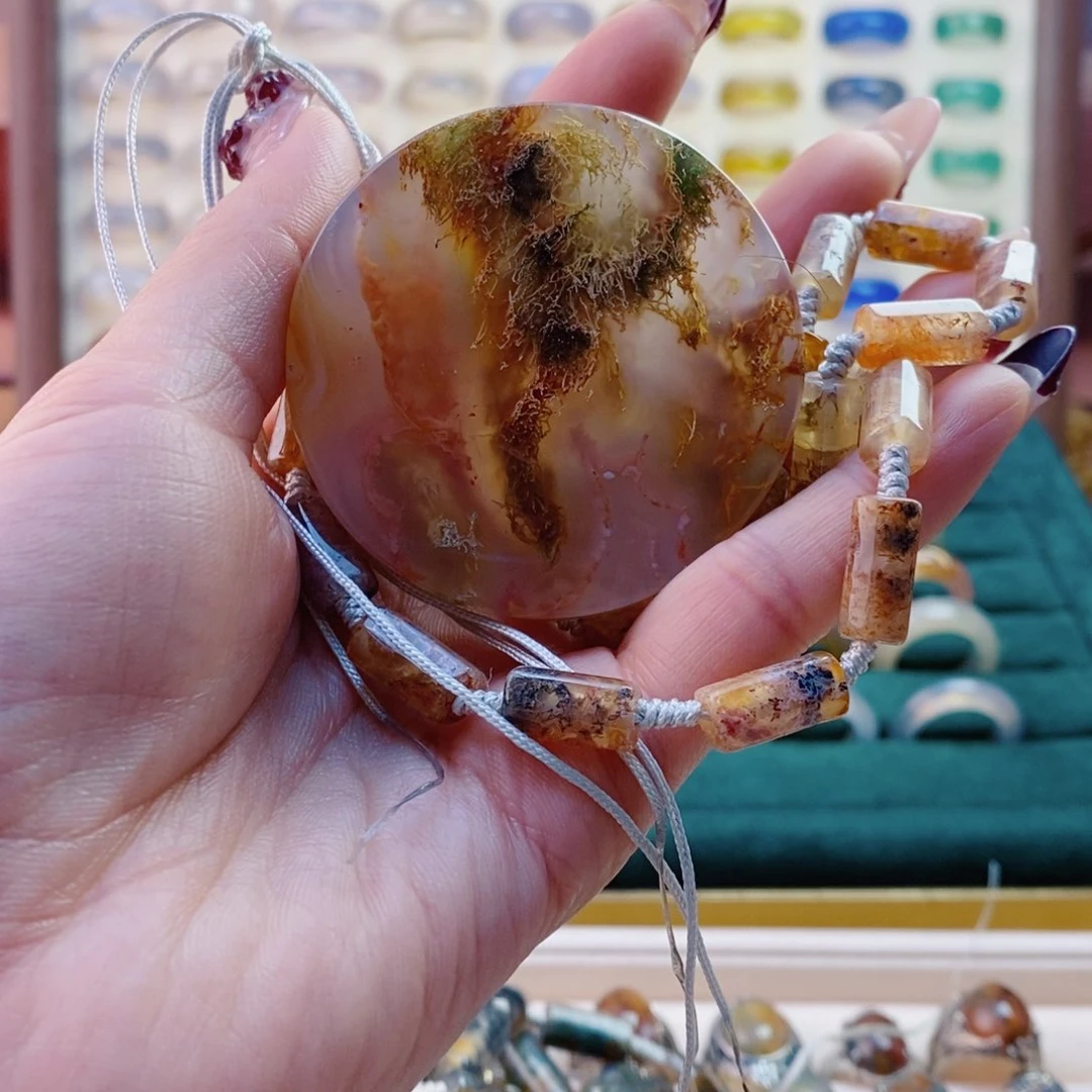 玛瑙/玉髓戒指未镶嵌秋****?