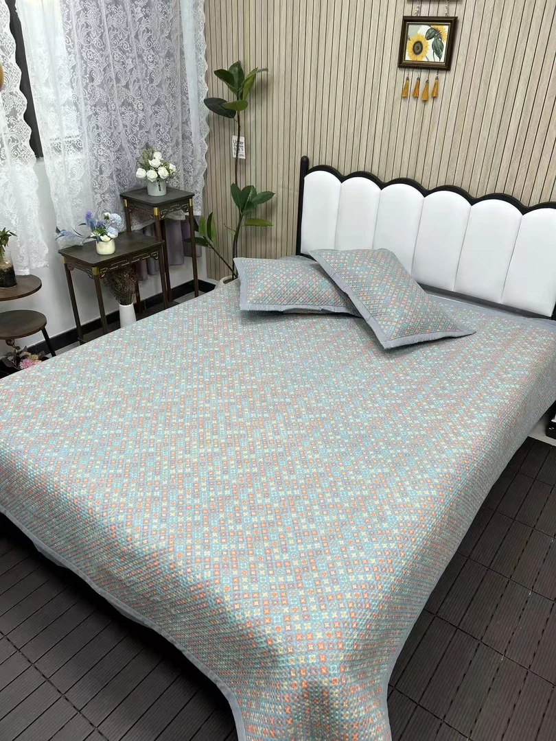 【四季换新床盖】200*230cm水洗斜纹棉四季床盖通用防滑不跑床