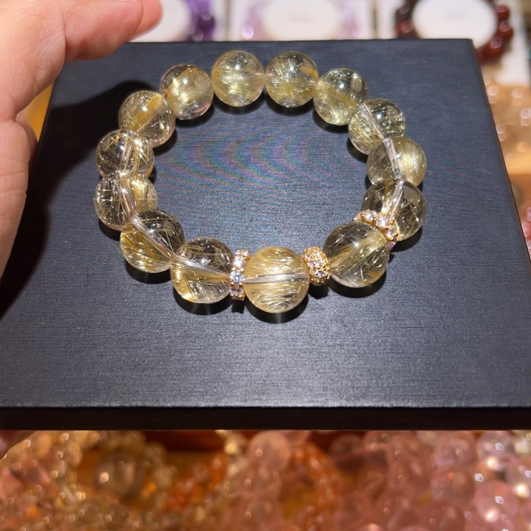 水晶手串银S925镶嵌西****?手串