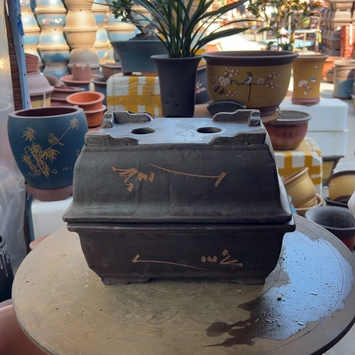 紫砂26+26粽马槽 口径26×18×10