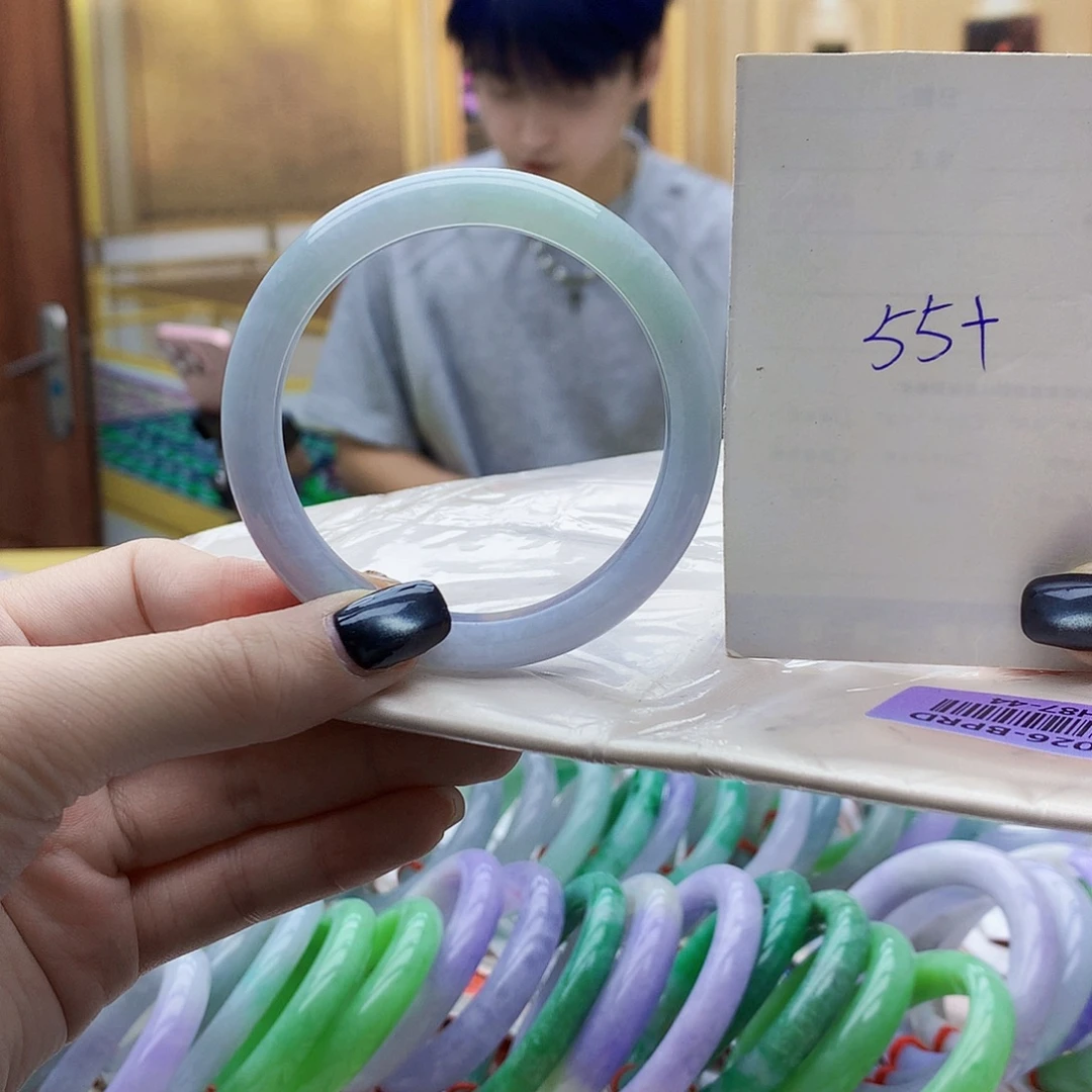 翡翠未镶嵌手镯hhu