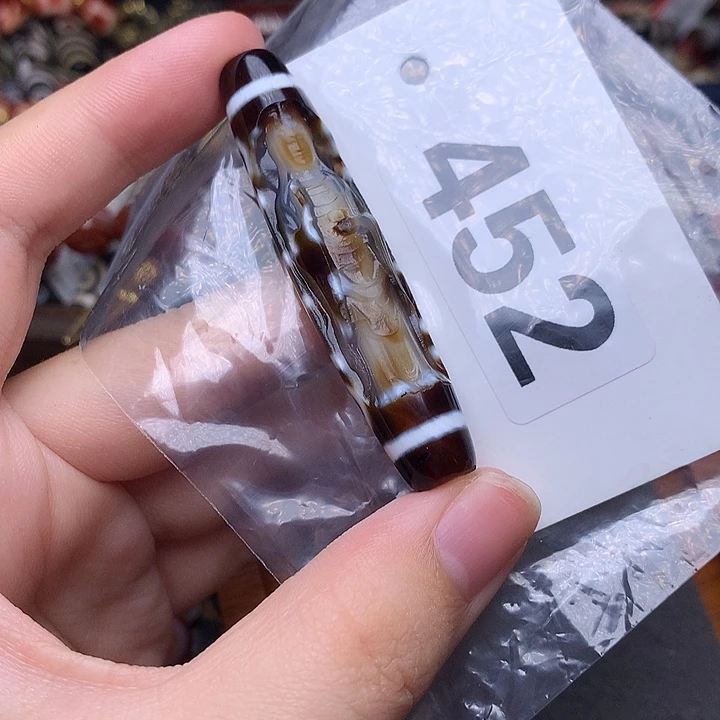 玛瑙/玉髓未镶嵌发一个