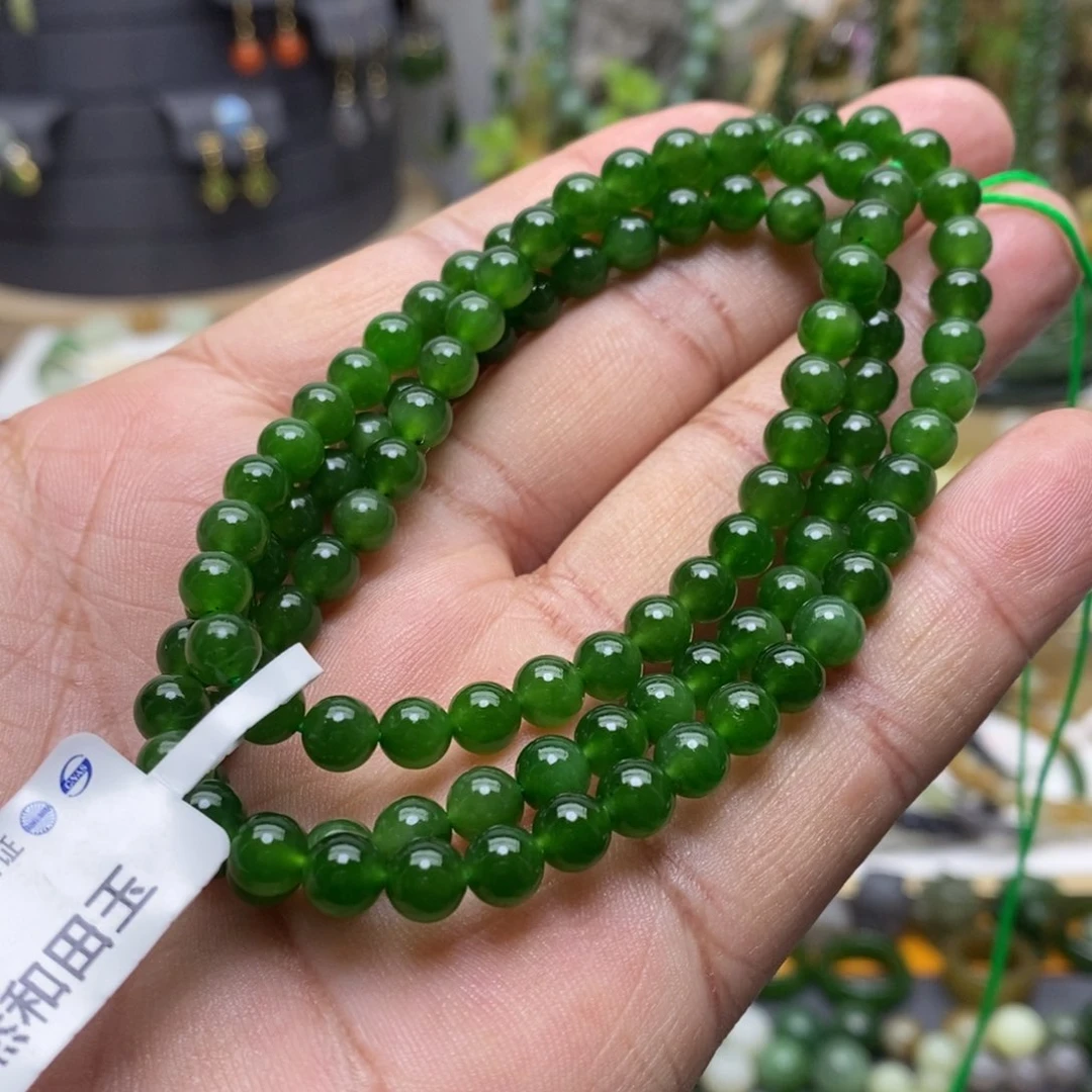 和田玉（碧玉）颈饰未镶嵌66