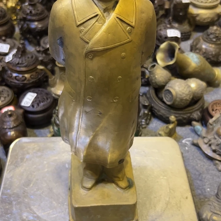 安***生黄铜摆件，文房工艺品摆件