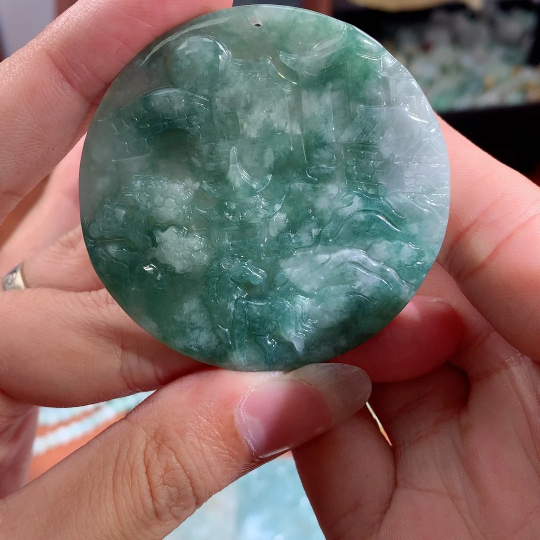 翡翠未镶嵌颈饰翡翠